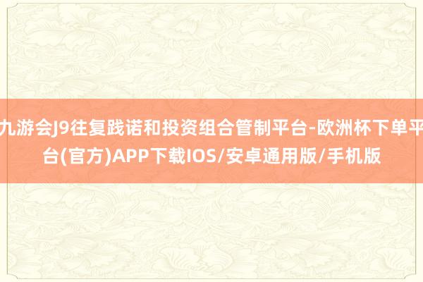 九游会J9往复践诺和投资组合管制平台-欧洲杯下单平台(官方)APP下载IOS/安卓通用版/手机版