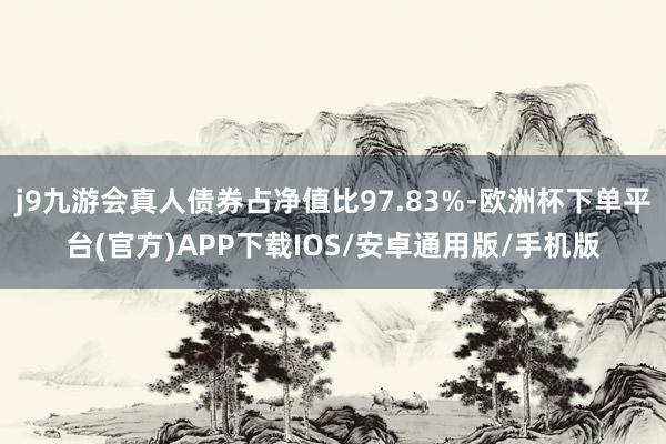 j9九游会真人债券占净值比97.83%-欧洲杯下单平台(官方)APP下载IOS/安卓通用版/手机版