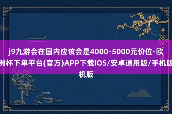 j9九游会在国内应该会是4000-5000元价位-欧洲杯下单平台(官方)APP下载IOS/安卓通用版/手机版