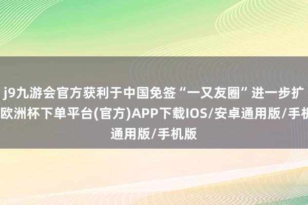 j9九游会官方获利于中国免签“一又友圈”进一步扩大-欧洲杯下单平台(官方)APP下载IOS/安卓通用版/手机版
