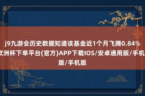 j9九游会历史数据知道该基金近1个月飞腾0.84%-欧洲杯下单平台(官方)APP下载IOS/安卓通用版/手机版
